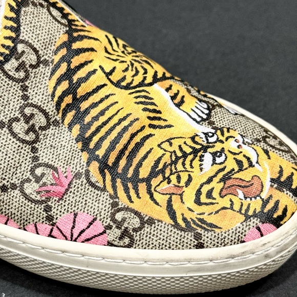 Gucci Dublin Bengal Tiger Slip On Shoes, Size 39 - Picture 3 of 9
